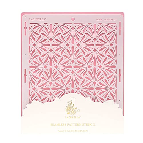 Cake Decorating Stencil for Tall Buttercream Cake