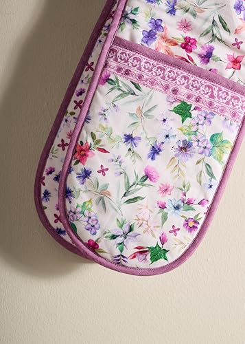 Double Oven Mitts 100% Cotton Double Oven Glove
