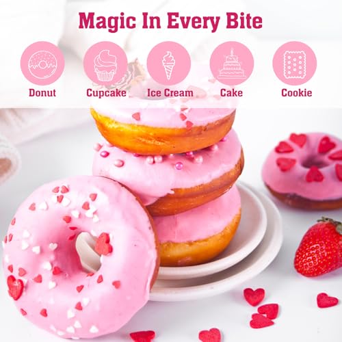 Pink Sprinkles 130g (4.58 Ounce)