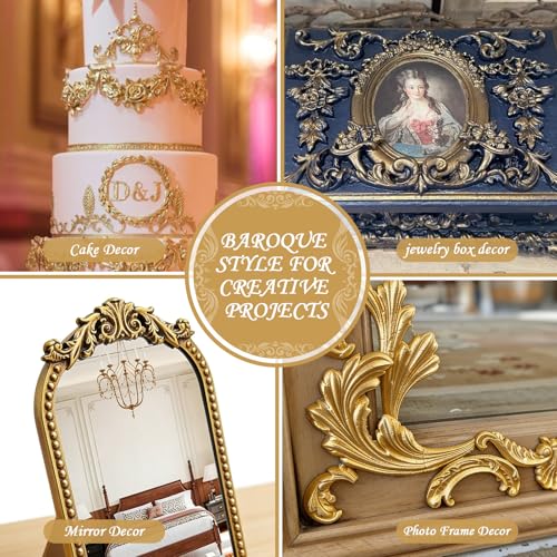 Baroque Style Silicone Molds Curlicues Scroll 3D Border for Clay Fondant Chocolate Sugar Craft Decor