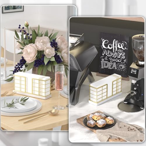 Marble Vertical Stance Bathroom Napkin Holder