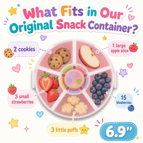 Kids' Rotating Snack Container Set