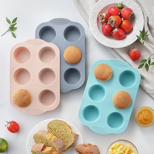 3 Pack Silicone Muffin Pan (3 Count)