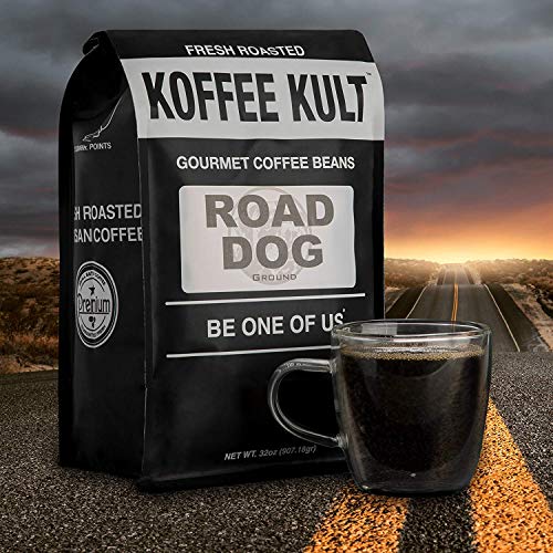 Road Dog Dark Roast Coffee Beans (12 Ounce)