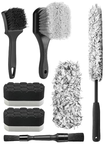 7PCS Wheel Brush Kit for Cleaning Tires