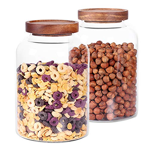 Thicken Glass Storage Jar (2 Count)