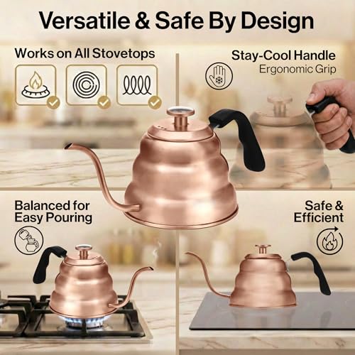Gooseneck Kettle with Built