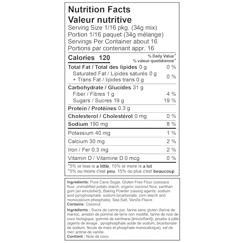 Gluten Free Vanilla Cake Gourmet Cake Mix; Non (38 Ounce)