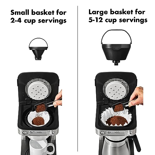 Brew 12 Cup Coffee Maker With Podless Single