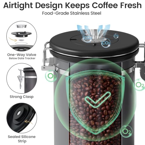 Coffee Canister with Window