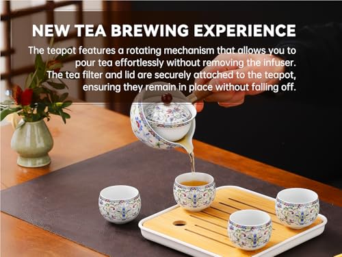 Chinese Tea Set Gongfu Tea Set (4 Count)