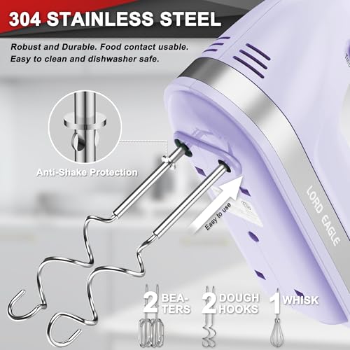 Hand Mixer Electric Handheld 400W