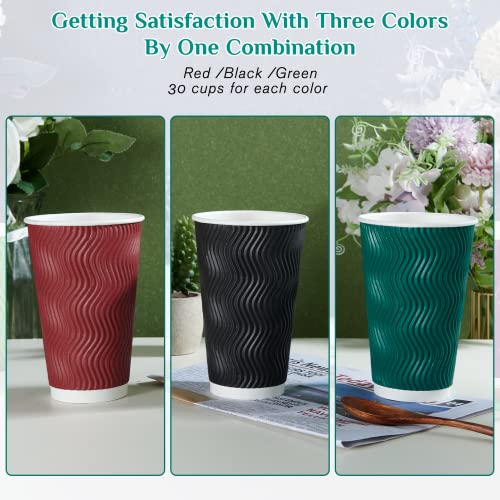 16 oz Paper Coffee Cups (90 Count)