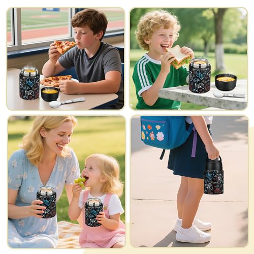 16oz Insulated Food Jar with Spoon