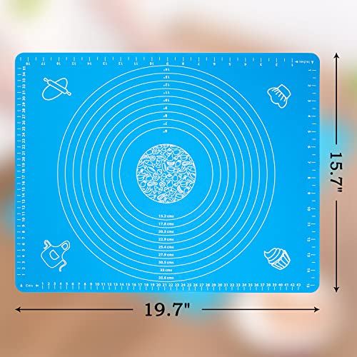 Silicone Baking Mat for Pastry Rolling Dough with Measurements