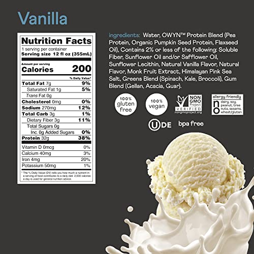 Pro Elite Vegan High Protein Keto Shake (288 Fl Oz)