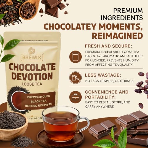 Chocolate Devotion Loose Leaf Tea (3.53 Ounce)