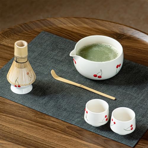 Matcha Whisk Set with Spout (6 Count)