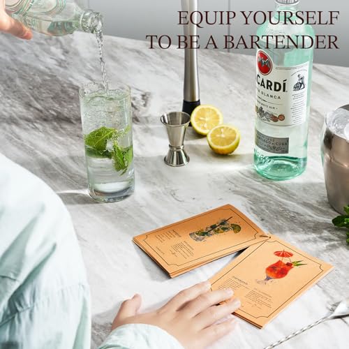 Cocktail Shaker Set Bartender Kit (6 Count)
