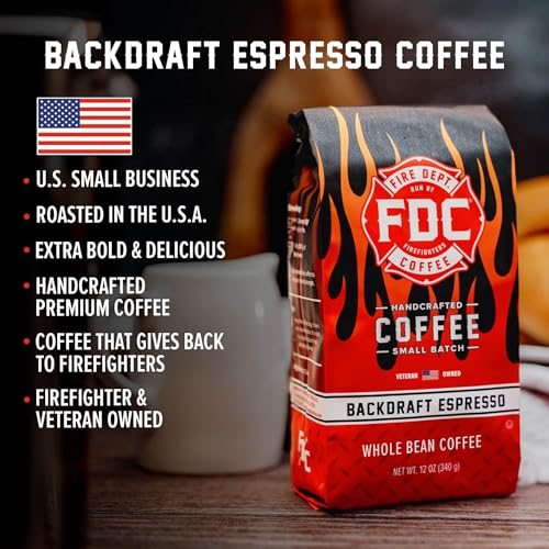 Backdraft Espresso Whole Bean Coffee (12 Ounce)