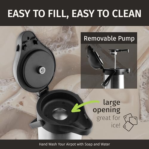 Coffee Carafe with Pump 102oz