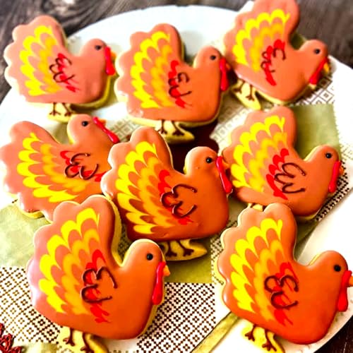 Thanksgiving Cookie Cutters Set 7PCS Large (7 Count)