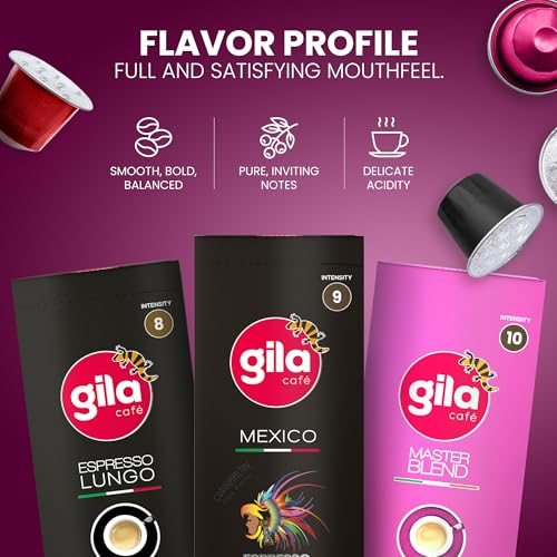 gila cafe Espresso Coffee Capsules (60 Count)
