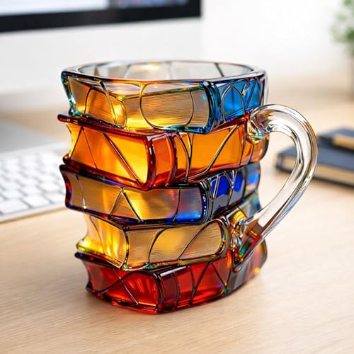 Stained Glass Book Mug
