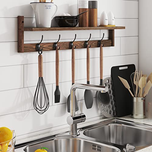 Wall Mounted Coat Rack with Adjustable Easy Install