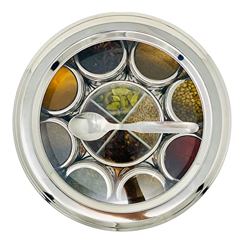 Stainless Steel Indian Spice Box