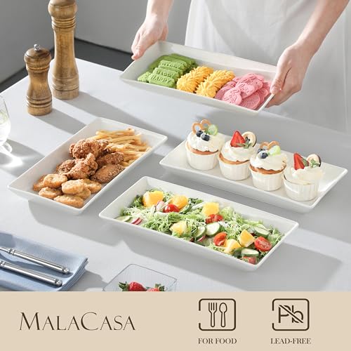 Porcelain Serving Platters Set of 4 (4 Count)