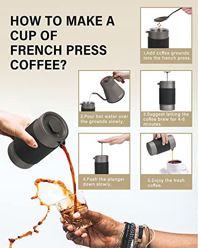 POLIVIAR French Press Coffee Maker