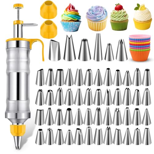 Dessert Decorating Syringe Set (66 Count)