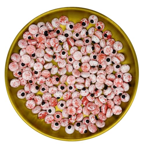 Bloddy Eyes Sprinkles Halloween Edible Eye Cake Decoration Cupcake Toppers Cookie Perfect for Cakes