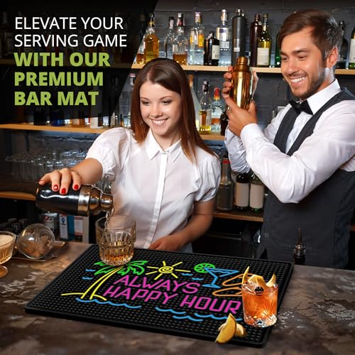 Always Happy Hour Bar Mat