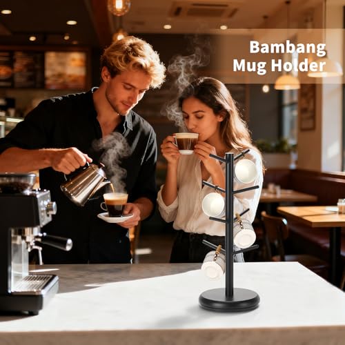 Mug Holder 360° Rotating Mug Tree Holds 8 Coffee Cups