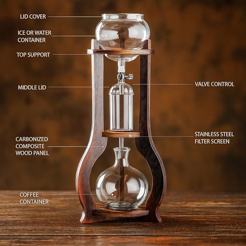 Iced Coffee Cold Brew Drip Tower Coffee Maker