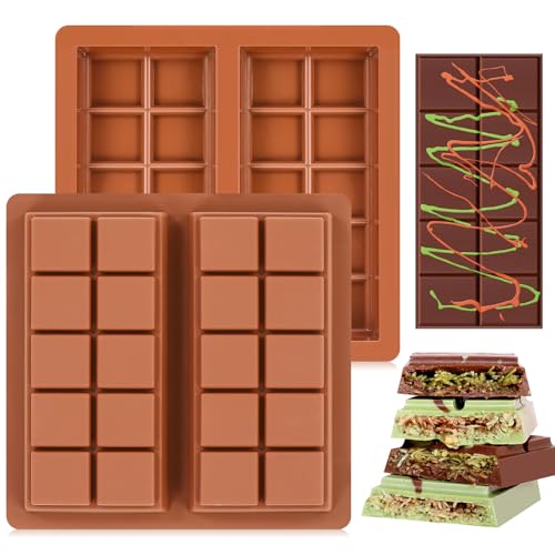 Dubai Chocolate Molds 1 Inch Deep (2 Count)