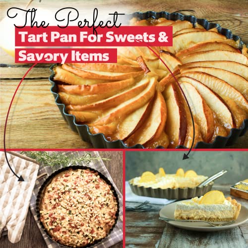 Tart Pan 9 Inch Removable Bottom