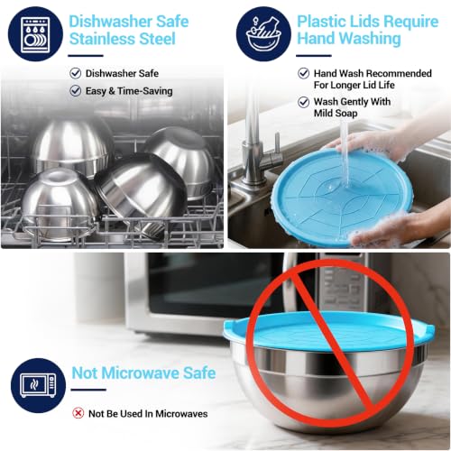 Mixing Bowls with Lid Set