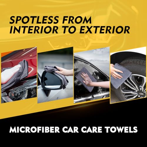 Grey Microfiber Cleaning Cloth 50 Pack (50 Count)