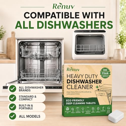 Coffee Maker Cleaner + Dishwasher Cleaner Bundle (24 Count)