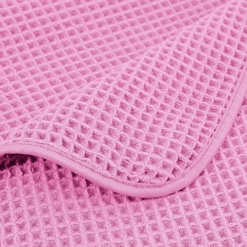 430 GSM Poly Blend Microfiber Quick Dry Waffle Bath Towel (4 Count)