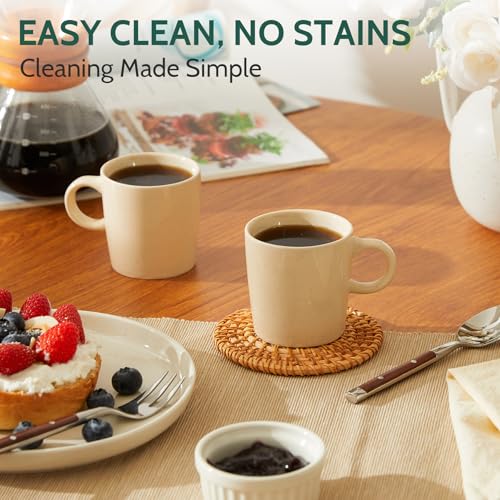 4 Pack Porcelain Espresso Cups (3.5 Count)
