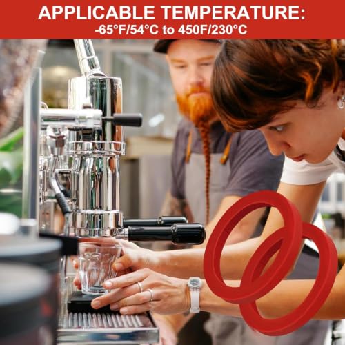 E61 Gasket 8.0mm Group Head Gasket for Gaggia (2 Count)