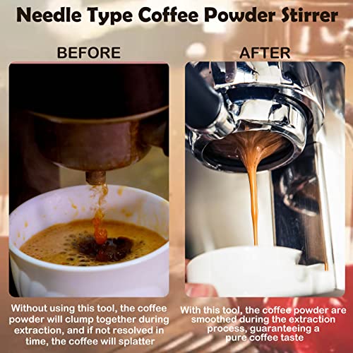 2 Pcs Espresso Distribution Tool