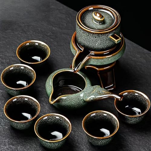 Lazy Tea Set Automatic Stone Grinding Pot