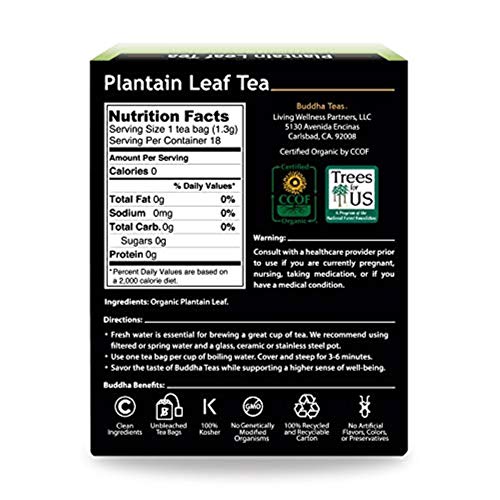 Plantain Leaf Tea (18 Count)