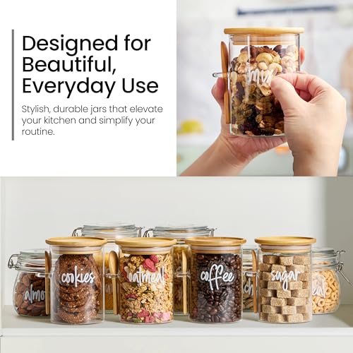 Glass Food Storage Containers with Lids (4 Count)