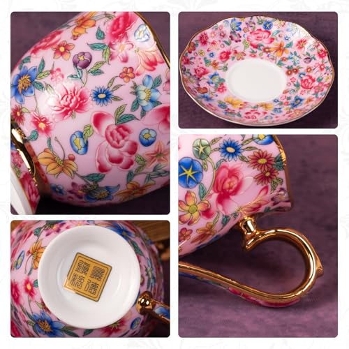 Tea Cup and Saucer (2 Count)